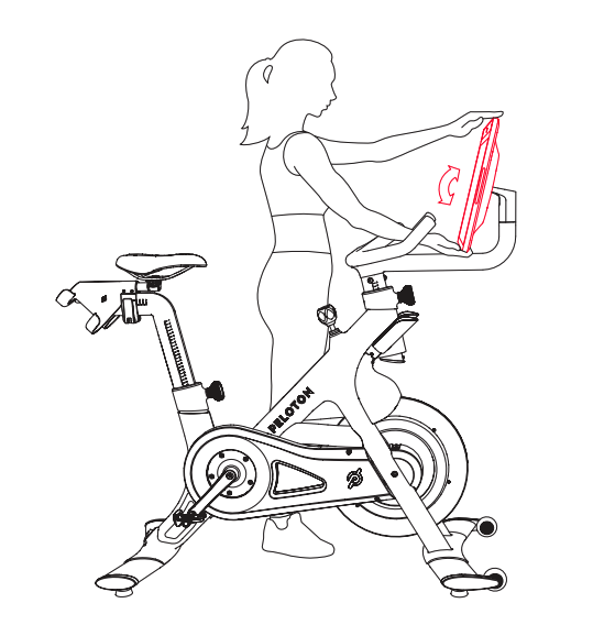 Peloton 2025 screen tilt