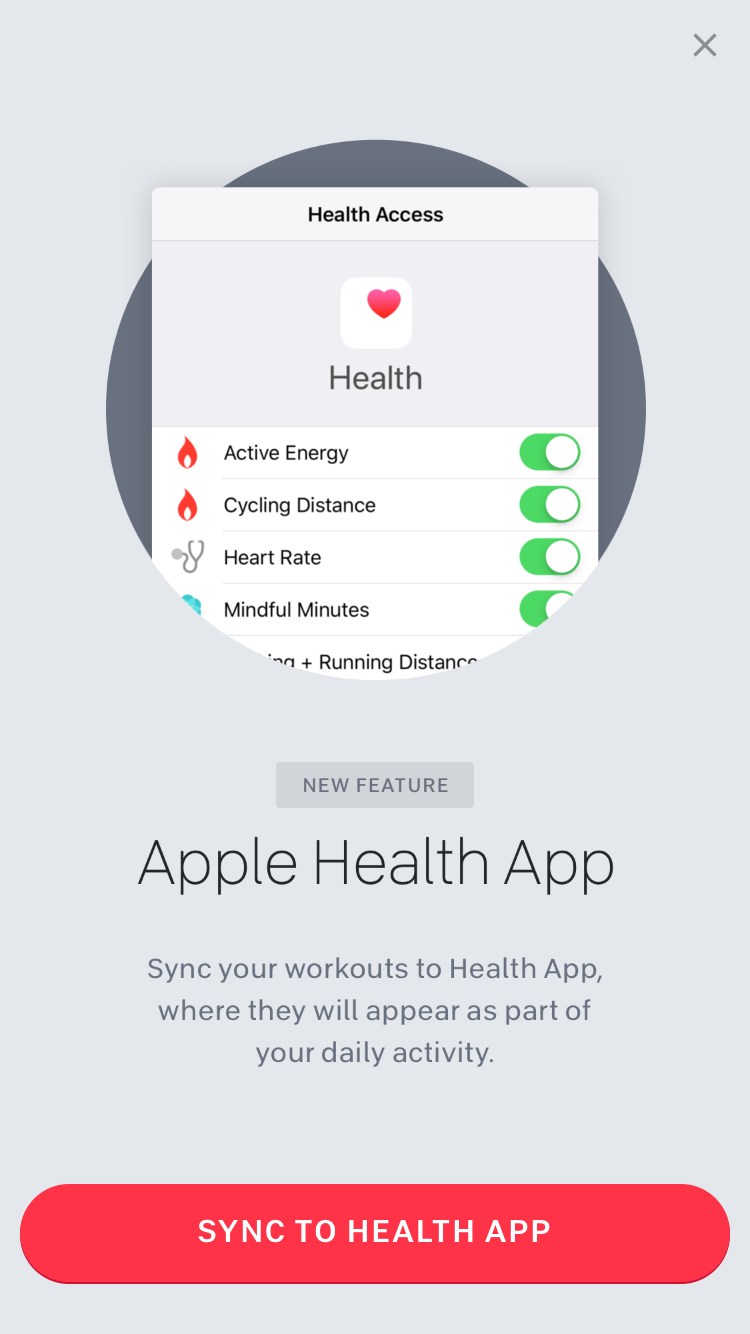 Apple Health Integration