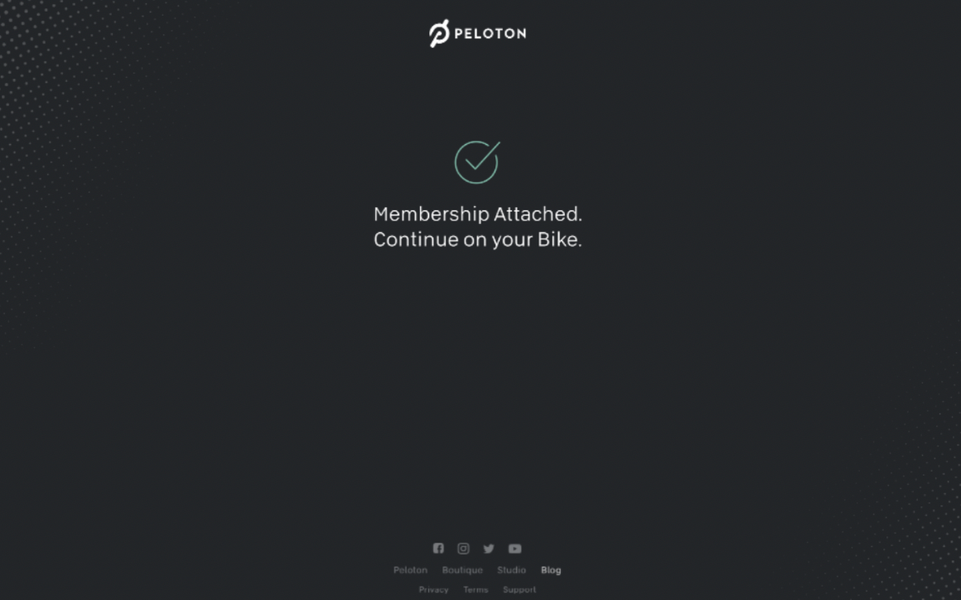 Peloton membership hot sale