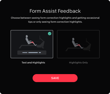 Peloton Row Form Assist Overview