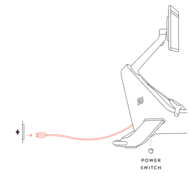 Peloton best sale wall mount