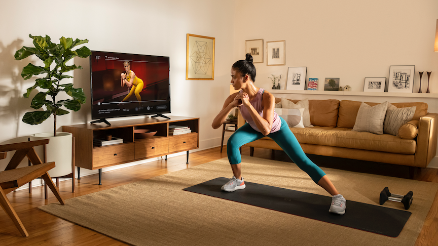 Watch home workouts and fitness programs on Roku devices
