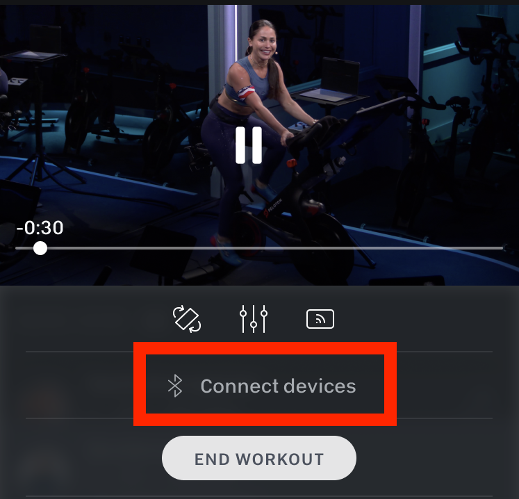 connect cadence sensor to peloton app