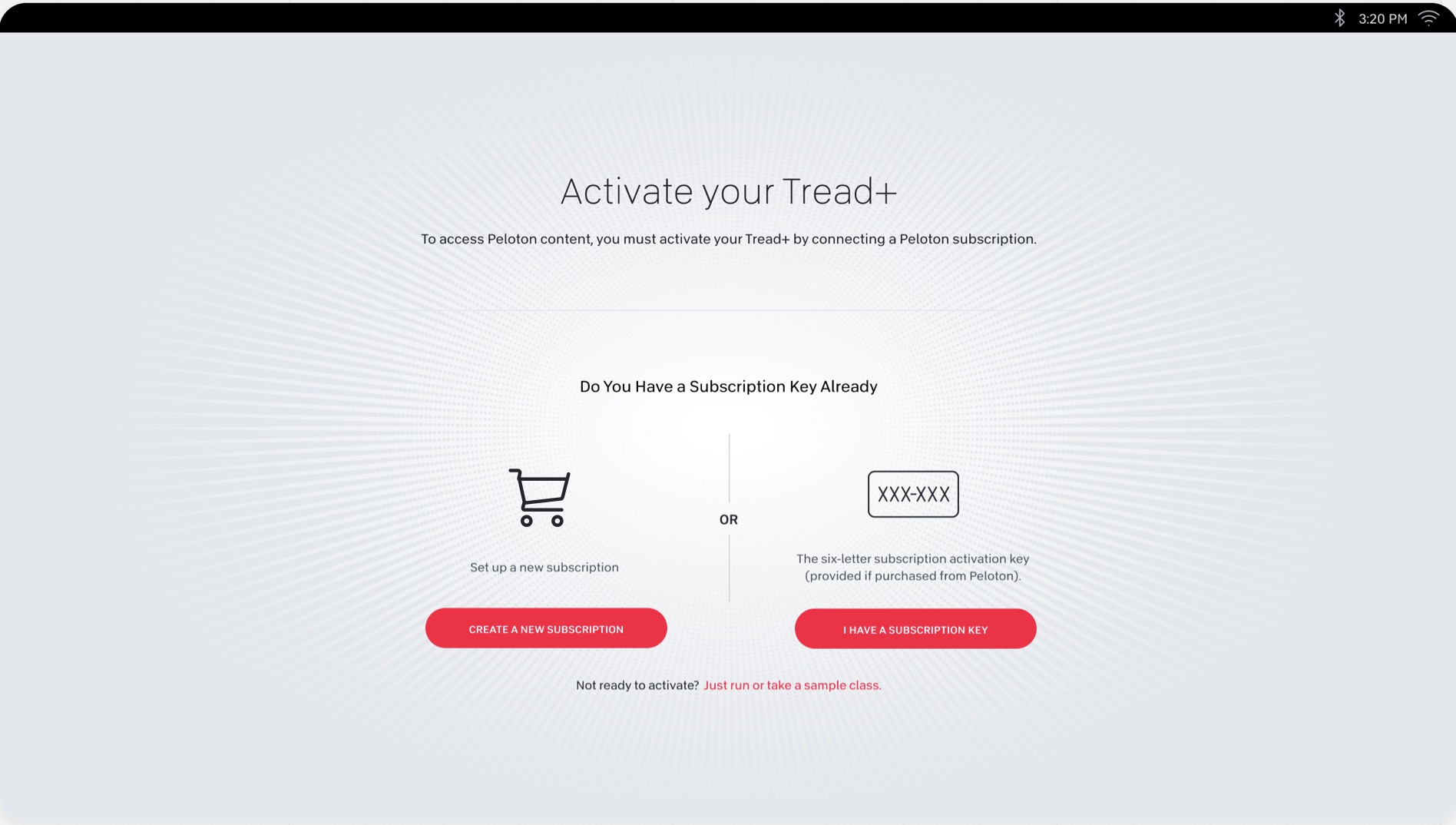 Activating Your Peloton Product and Membership