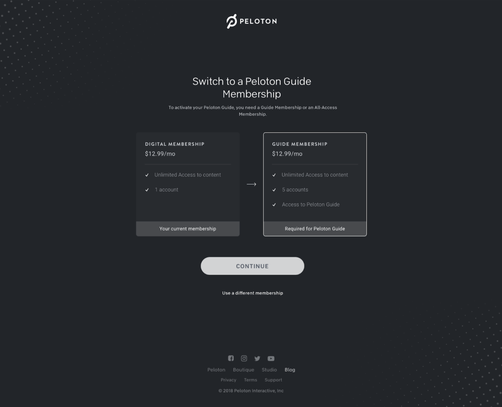 Peloton app subscription cost deals