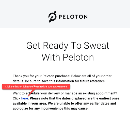 Peloton order deals