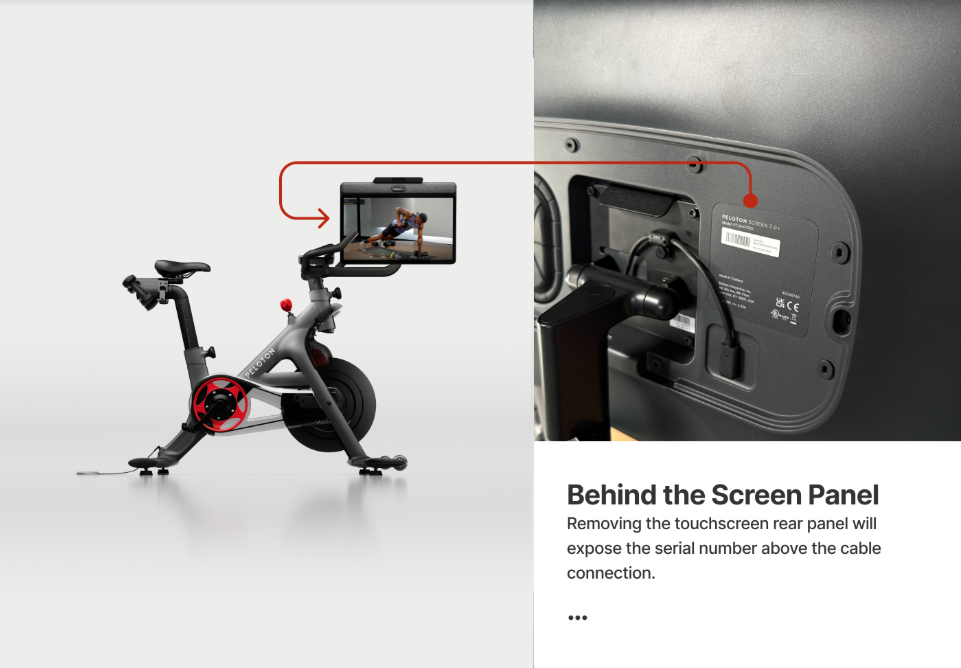 Peloton Hardware: How To Locate Your Peloton Serial Number